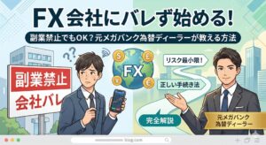 副業でFXは会社にバレる？バレない方法と確定申告の全知識【2026年版】