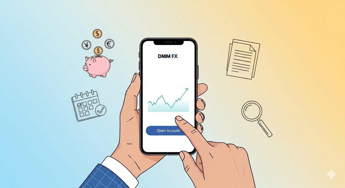DMM FXの口座開設方法を徹底解説【初心者でも最短10分】